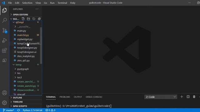 Denavit-Hartenberg Forward Kinematics 3DOF - Python - PyQt5 GUI and Qt Designer смотреть онлайн
