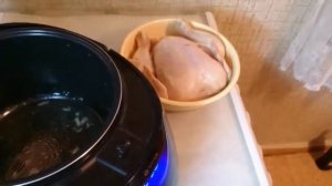 ВТОРОЙ ВАРИАНТ КУРИЦА ЗАПЕЧЕННАЯ В МУЛЬТИВАРКЕ ЦЕЛАЯ РЕЦЕПТ С Тремя Гарнирами Запеченная Курица