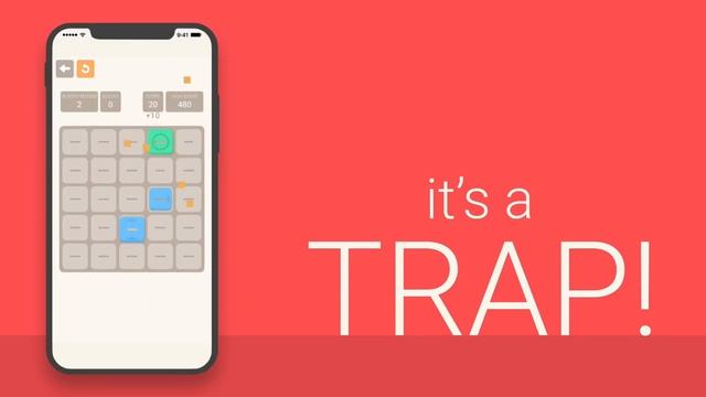it's a TRAP! iOS game. смотреть онлайн