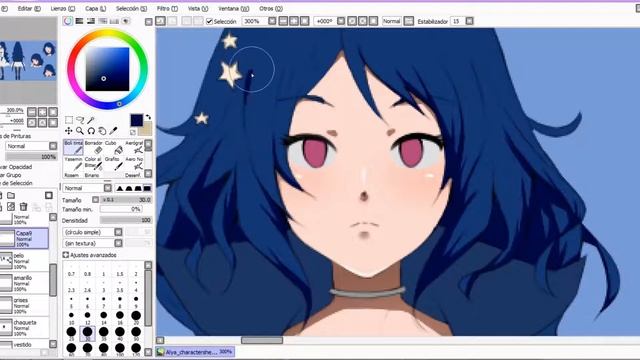 Oc Alya - Anime style with Paint Tool SAI смотреть онлайн