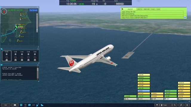 ATC4 | RJTT2 | 13:00 - 14:00 Northbound wind смотреть онлайн