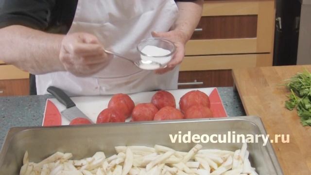 Салат средиземноморский из баклажанов - Рецепт Бабушки Эммы смотреть онлайн