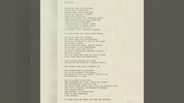 The Exile by Edwin Thumboo, Summary and Theme , All About Knowledge by Paulami смотреть онлайн