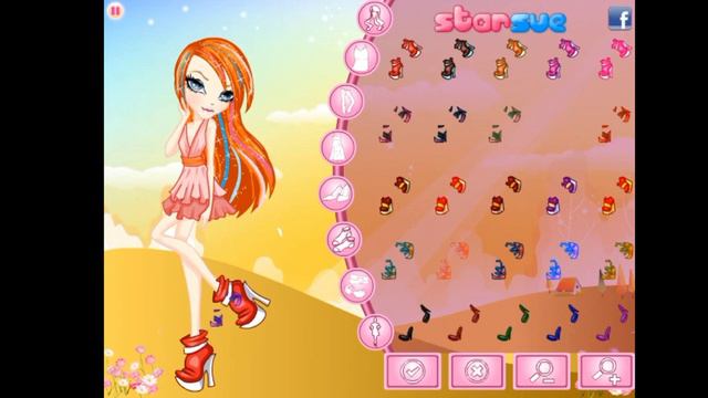Video Bratz New Style Cloe Dress Up Games смотреть онлайн