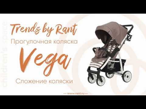 Сложение прогулочной коляски Rant Vega смотреть онлайн