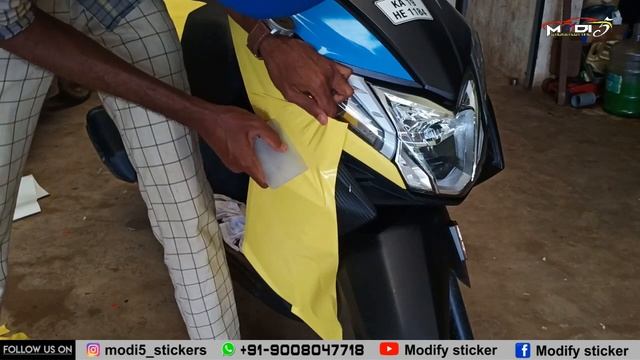 Dio Side Panel Modification 2020 | Latest Honda Dio Modification | Modify Stickers смотреть онлайн