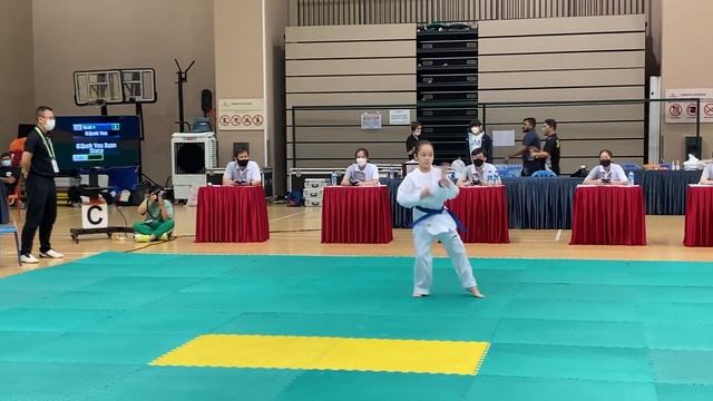 Singapore National Taekwondo POOMSAE Championship 2022 ( Stacy Quek 8yrs) смотреть онлайн