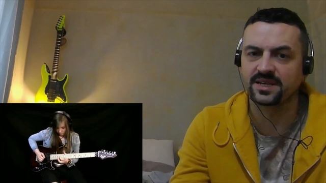 TINA S -THROUGH THE FIRE AND FLAMES REACTION #reactionvideo #guitar #dragonforce