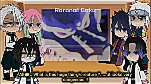 Hashira's react to { Roronoa Zoro as New Hashira } || One Piece x Demon Slayer ||