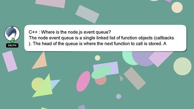 C++ : Where is the node.js event queue? смотреть онлайн
