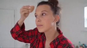 Милли Бобби Браун. Повседневный макияж. Очень странные дела.