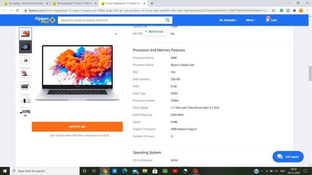 Honor MagicBook 15 VS Mi Notebook 14 ?????????? смотреть онлайн