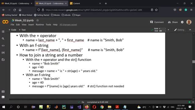 Week 02 Python Lecture 08 10 смотреть онлайн
