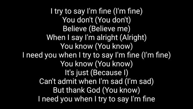 Ashe - I'm Fine (Acoustic Karaoke) смотреть онлайн