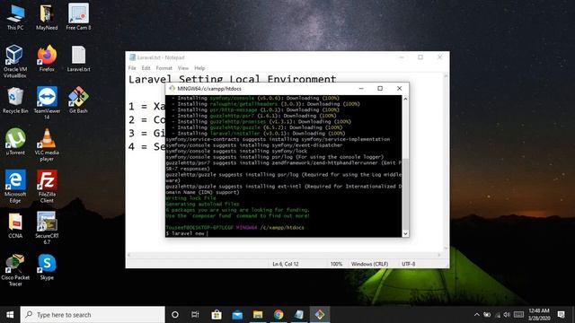 Laravel 7 Ep-3 (Downloading and Installing Laravel 7 in Urdu/Hindi) смотреть онлайн