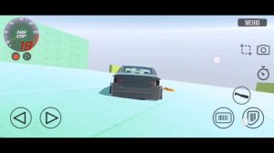 прыжки в длину в игре ВАЗ краш тест симулятор 2  #mrbeast  #краштест