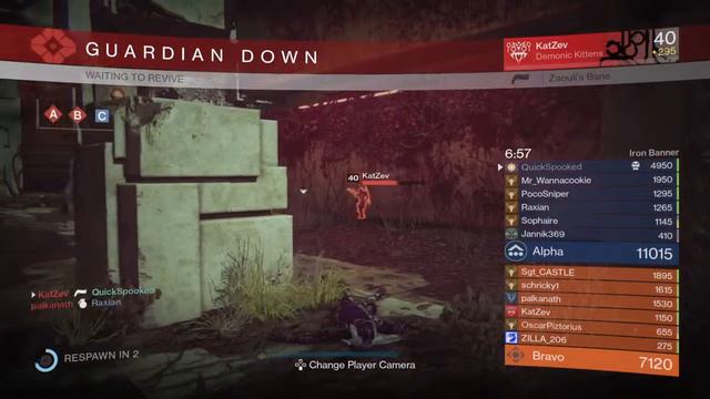 Destiny PVP: Iron Banner Pulse Rifle Gameplay--40 Kills! смотреть онлайн