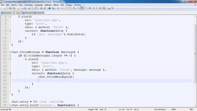 PHP AJAX-Chat-Application 169 Part 9 смотреть онлайн