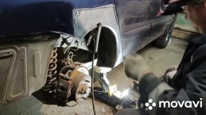 замена задних арок Митсубиси Лансер 9