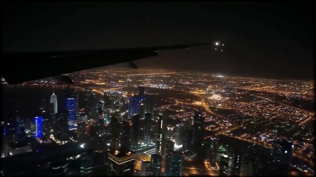 Доха центр города с высоты птичьего полета Doha DOWNTOWN Aerial View смотреть онлайн