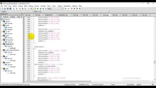 Village Scenario OpenGL Project | Day Night Cycle Animation | C++ Computer Graphics Program | Ship смотреть онлайн