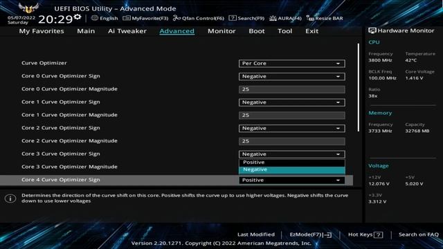 Curve Optimizer - Ryzen 5000 / 7000 Per-core 