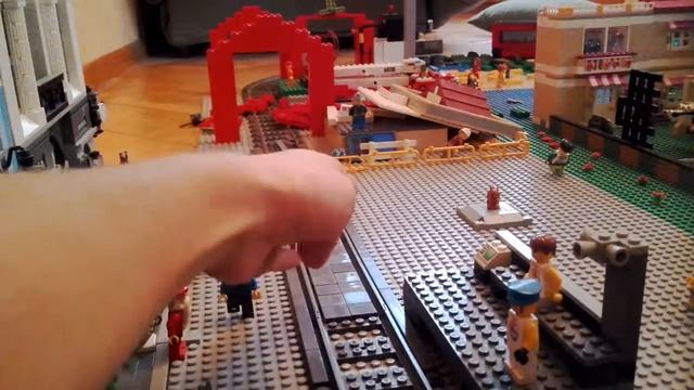 Центральная площадь Лего города. Обзор. смотреть онлайн