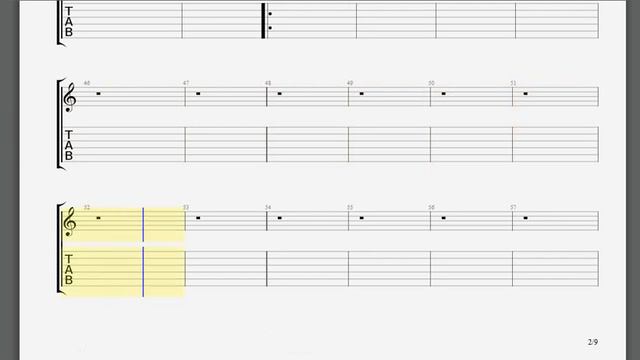 Metallica   Battery Kirk Solos Tablature