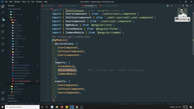 127. Adding Routes to the Feature Module. forChild, forRoot differences in Router Module - Angular смотреть онлайн