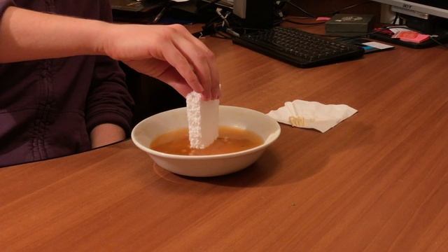 РЕАКЦИЯ ПЕНОПЛАСТА НА ГОВЯЖИЙ ДОШИК | ШОК!