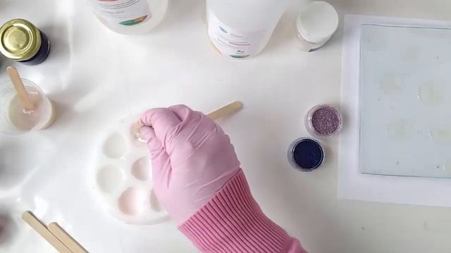 Скетчбук из эпоксидной смолы в подарок. смотреть онлайн