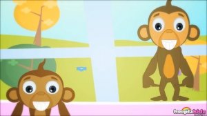 Пять Маленьких Обезьянок: Детские стишки | Музыка для малышей