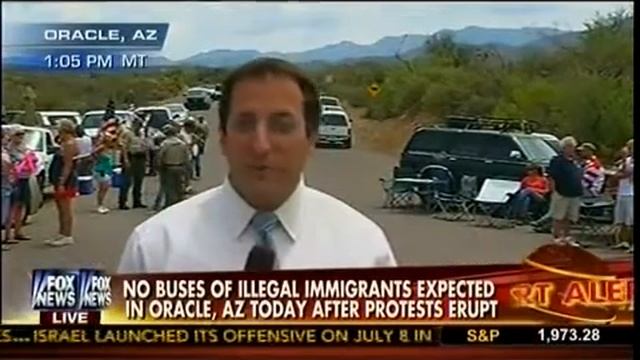 Protests Erupt In Arizona Town As Sheriff Says Obama Admin Plans To Bus Illegals In - Cavuto смотреть онлайн