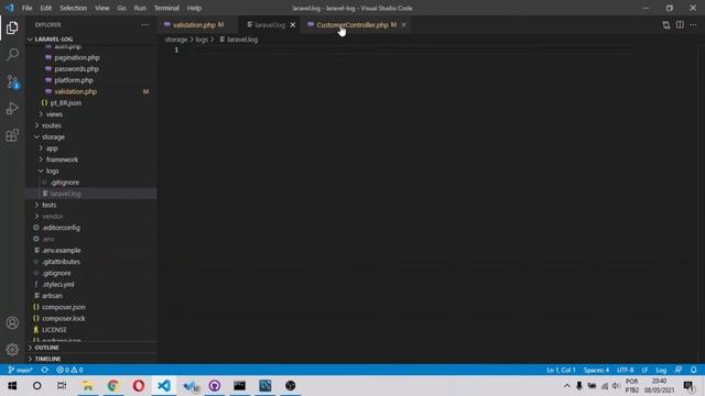 Laravel 8 logging + Custom - logs para monitorar e não perder eventos importantes em sua aplicação. смотреть онлайн