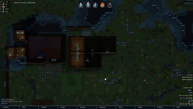 Let's Play Rimworld Season 1 - 3 - Cassandra Throwing a Lot at Us смотреть онлайн