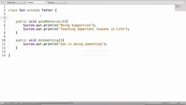 [Core Java] Inheritance using concrete class смотреть онлайн