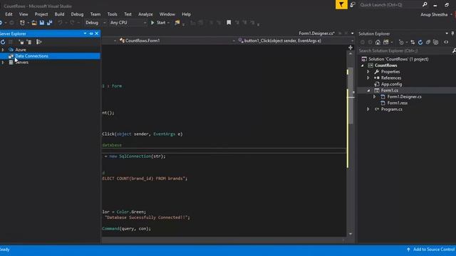 Count Number Of Records from database Using ExecuteScalar In C#.Net Windows Application. (with code смотреть онлайн