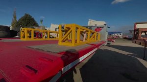 Получаем новые сцепки в новую колонну #дальнобой #automobile #trucking