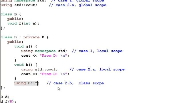 Advanced C++: Namespace and Keyword "using" смотреть онлайн