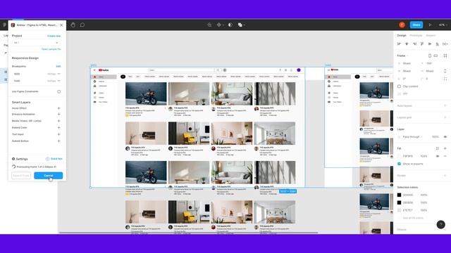 Convert A Figma Design To A Real Website | convert to HTML With responsive смотреть онлайн