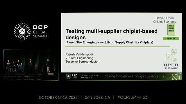 Panel: The Emerging New Silicon Supply Chain for Chiplets смотреть онлайн