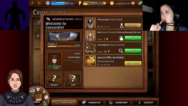 Criminal Case Mysteries of the Past - Case #1 - Welcome to Concordia - Chapter 1 смотреть онлайн
