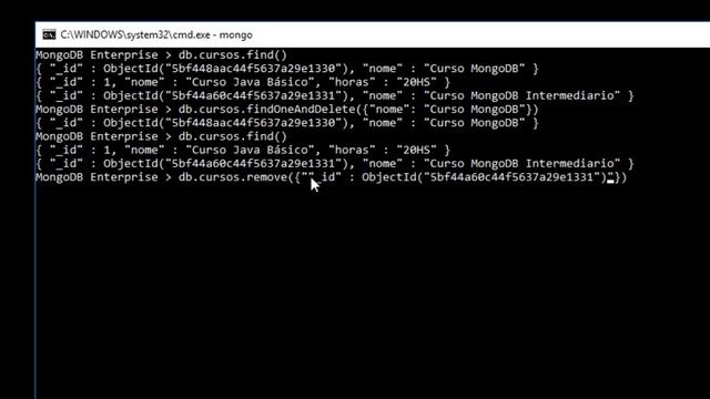 PRIMEIROS PASSOS COM MONGODB - AULA 09 - Delete смотреть онлайн