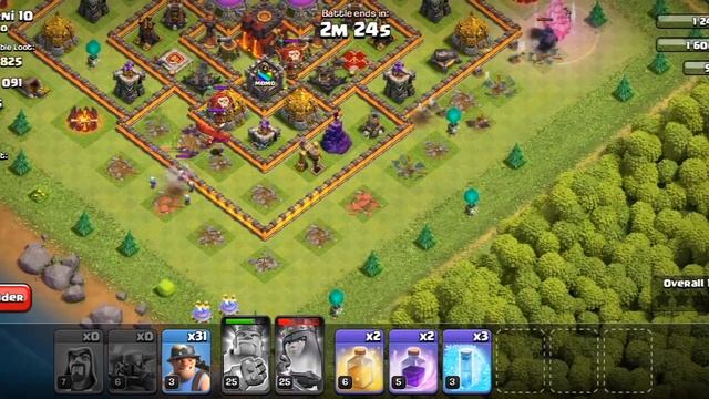 Master TH10 Attack Strategy // Massive IQ Attack Clash Of Clans смотреть онлайн