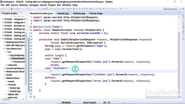 270 Listing data on webpage (Part 1) смотреть онлайн