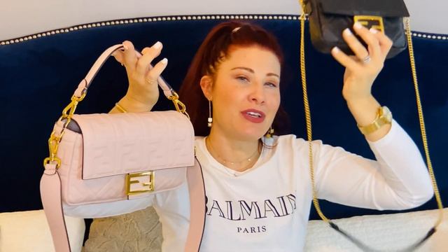 Battle Of The Fendi Baguettes | Comparing The Mini Baguette With The Medium #fendi #fendibaguette