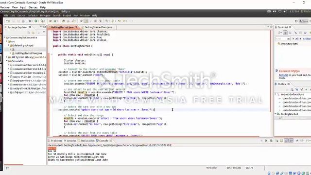 Java Cassandra Tutorial - Connecting to Cassandra смотреть онлайн