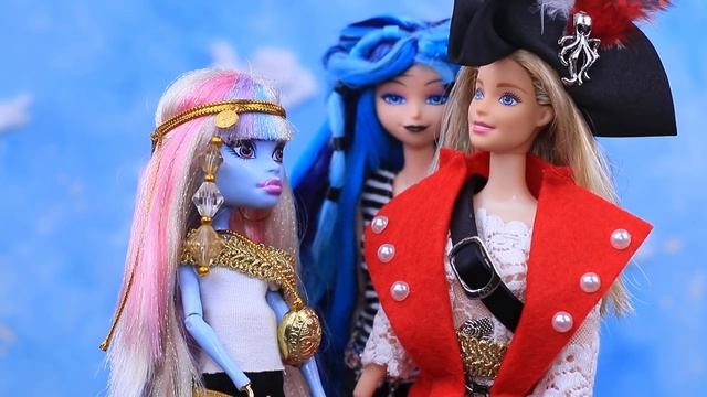 20 лайфхаков для старых кукол Барби / Пиратская вечеринка для кукол смотреть онлайн