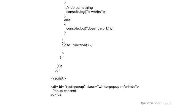 jQuery : Magnific popup: Get current element in callback смотреть онлайн