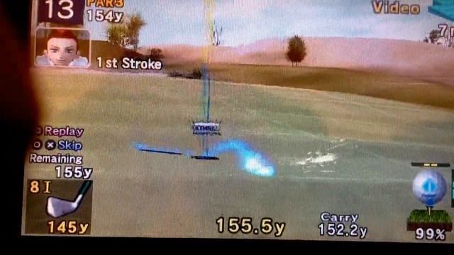 Psp everybody's golf, hole in one homing ball смотреть онлайн